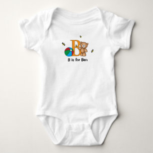 Alphabet B tee for boys - customize with your name