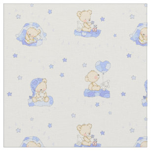 Alphabet Bear Fabric