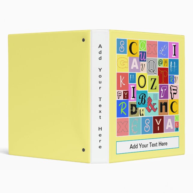 Alphabet Binder (Background)