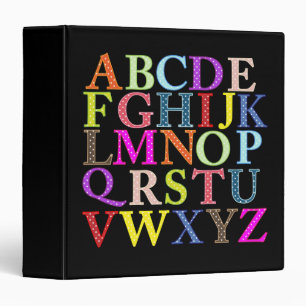 Alphabet Binder