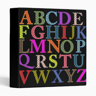 Alphabet Binder