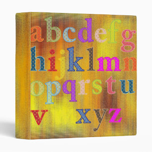 Alphabet Binder