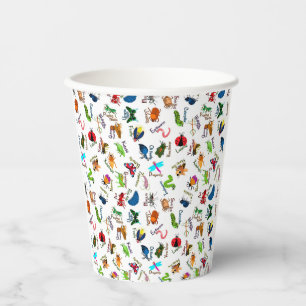 Alphabet Bugs Paper Cups