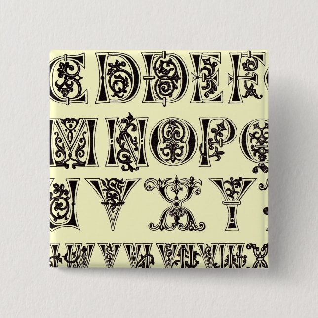 Alphabet  Button (Front)
