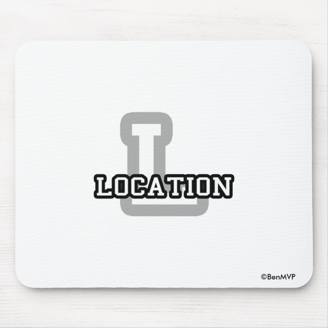 Alphabet City Mouse Pad (Front)