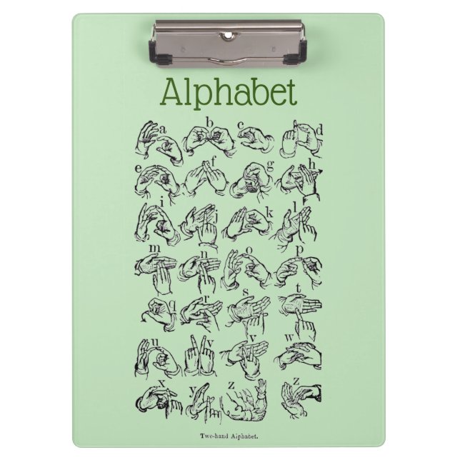 Alphabet Clipboard (Front)
