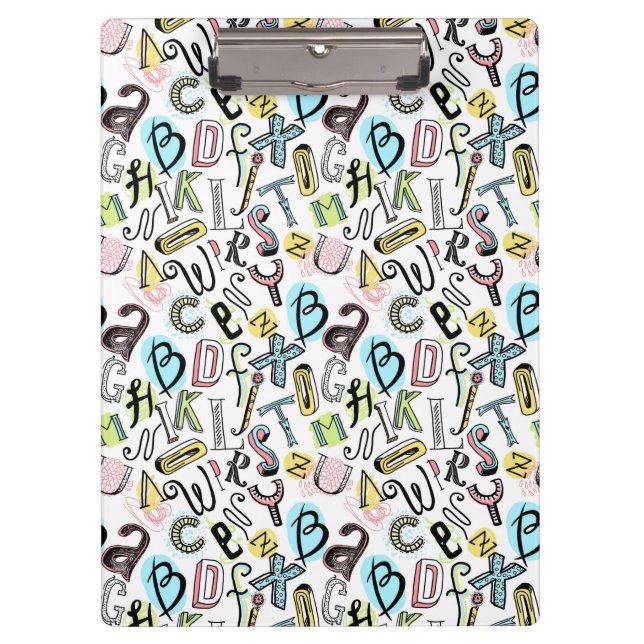 Alphabet  clipboard (Front)