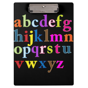 Alphabet Clipboard
