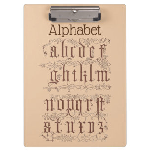 Alphabet Clipboard