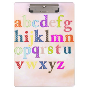 Alphabet Clipboard