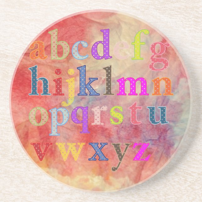 Alphabet Coaster (Front)