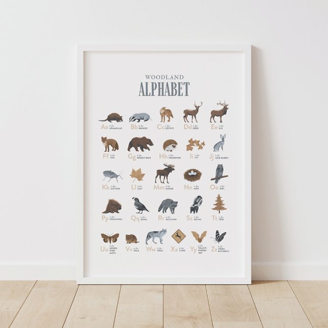 Alphabet des animaux de la forêt ABC Décoration de (Créateur téléchargé)