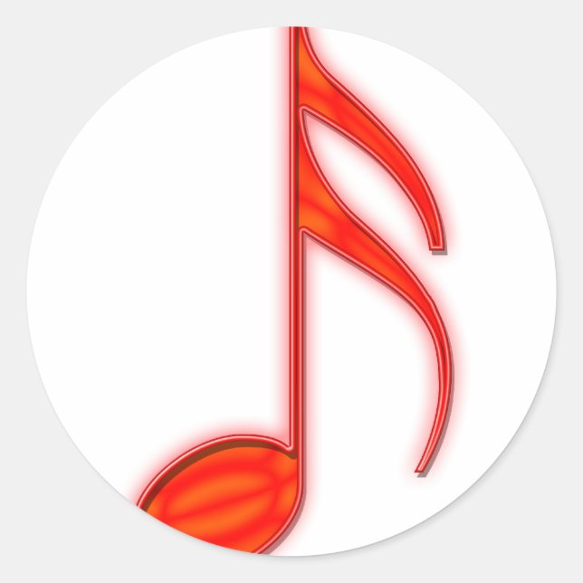 Alphabet F Classic Round Sticker (Front)