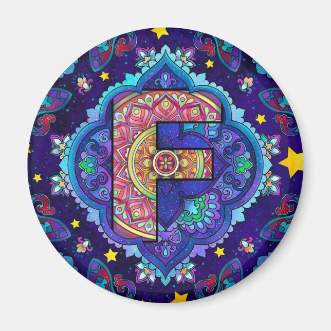 Alphabet F  Magnet (Front)