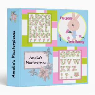 Alphabet for kids, learn the alphabet, ABC Binder