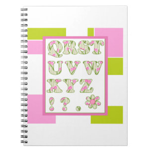 Alphabet for kids, learn the alphabet, ABC Notebook