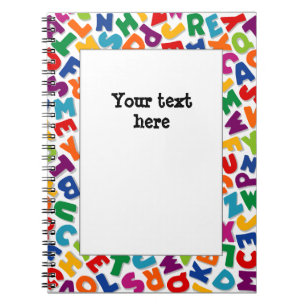 Alphabet Frame Notebook