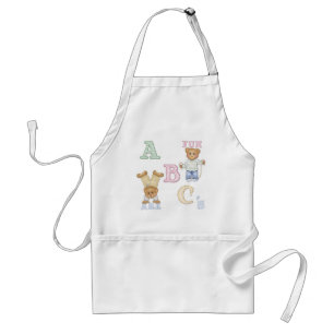 Alphabet Fun Teddy Bears Standard Apron