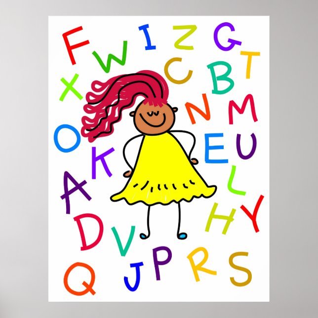 Alphabet Girl Poster (Front)
