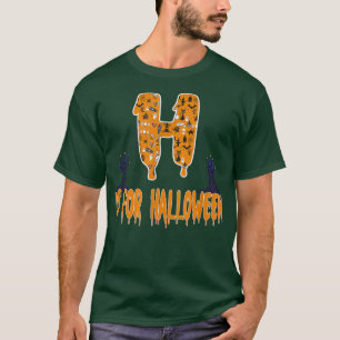 Alphabet H is for halloween 136 T-Shirt