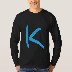 Alphabet Handwritten Letter K T-Shirt