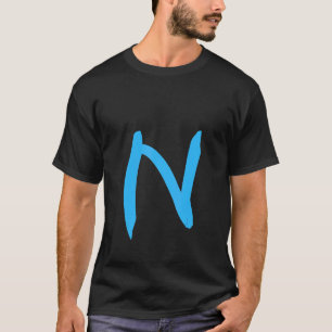 Alphabet Handwritten Letter N T-Shirt
