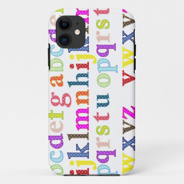 Alphabet iPhone 5/5S Case (Back)