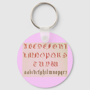 Alphabet Keychain