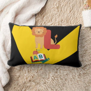 Alphabet, kids lumbar pillow