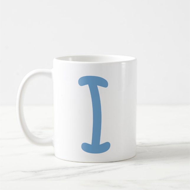 Alphabet Letter I Coffee Mug (Left)