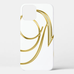 Alphabet letter initial background iPhone 12 case