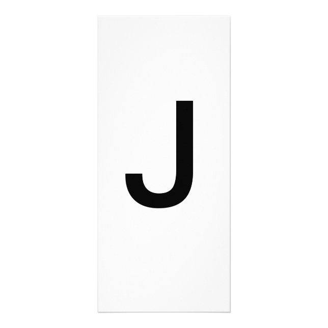 Alphabet Letter J Learning Education Card (Front)