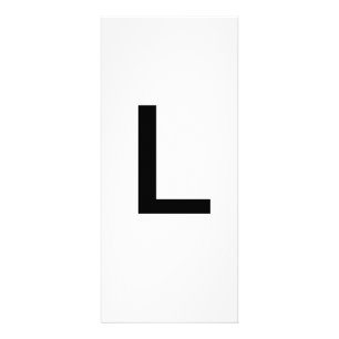 Alphabet Letter L Learning Education Card