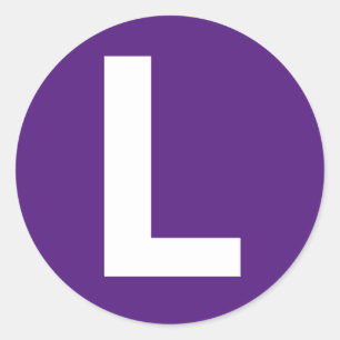 Alphabet Letter ‘L’ Sticker