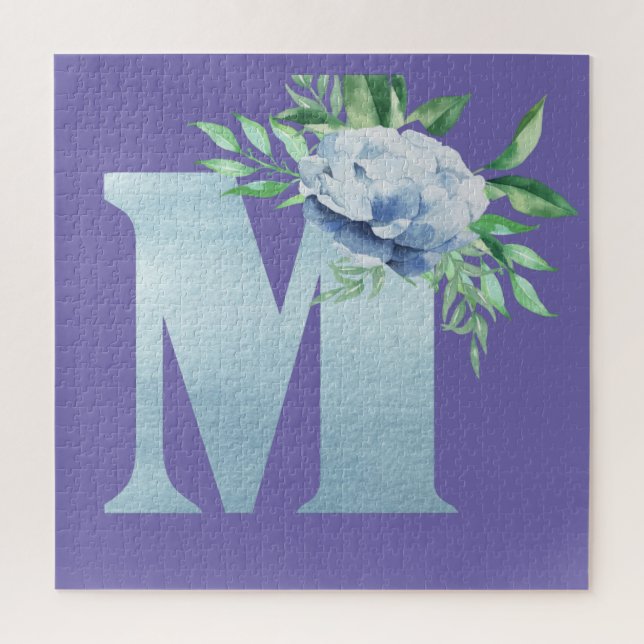 Alphabet letter M   Jigsaw Puzzle (Vertical)