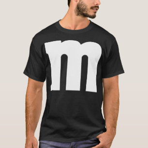 Alphabet Letter M lower case m T-Shirt