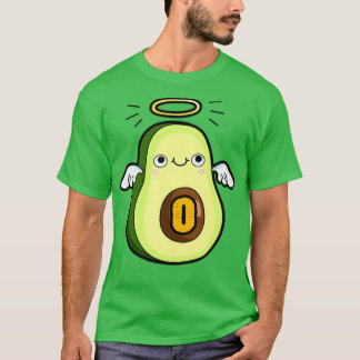 Alphabet Letter O Cute Holy Guacamole Avocado T-Shirt