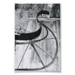 Alphabet Letter Photography A6 Black and White 4x6 Photo Print