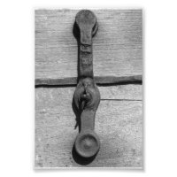 Alphabet Letter Photography I10 Black & White 4x6