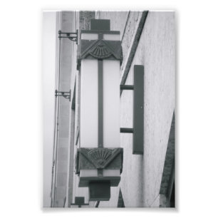 Alphabet Letter Photography I1 Black and White 4x6 Photo Print