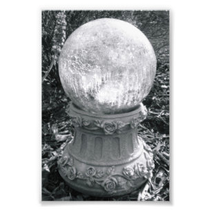 Alphabet Letter Photography I8 Black and White 4x6 Photo Print