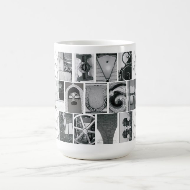 Alphabet Letter Photography Live Laugh Love Mug (Center)
