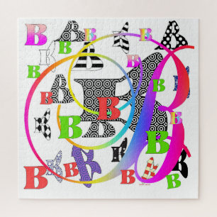 Alphabet Letters B+B Jigsaw Puzzle