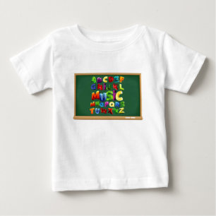 Alphabet Letters for baby t-shirt