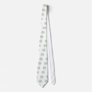 Alphabet letters - letter B - white Tie