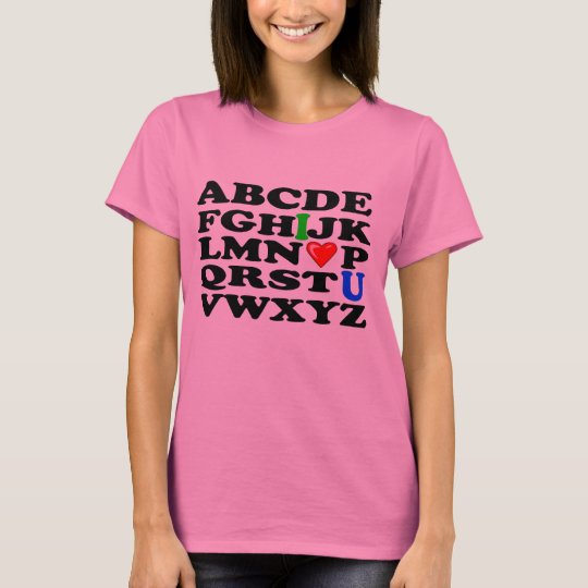 ALPHABET LOVE T-Shirt