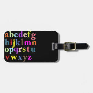 Alphabet Luggage Tag