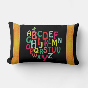 Alphabet Lumbar Pillow