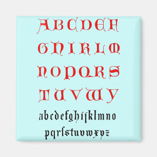 Alphabet  Magnet