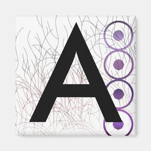 Alphabet Magnets: A Magnet (Front)